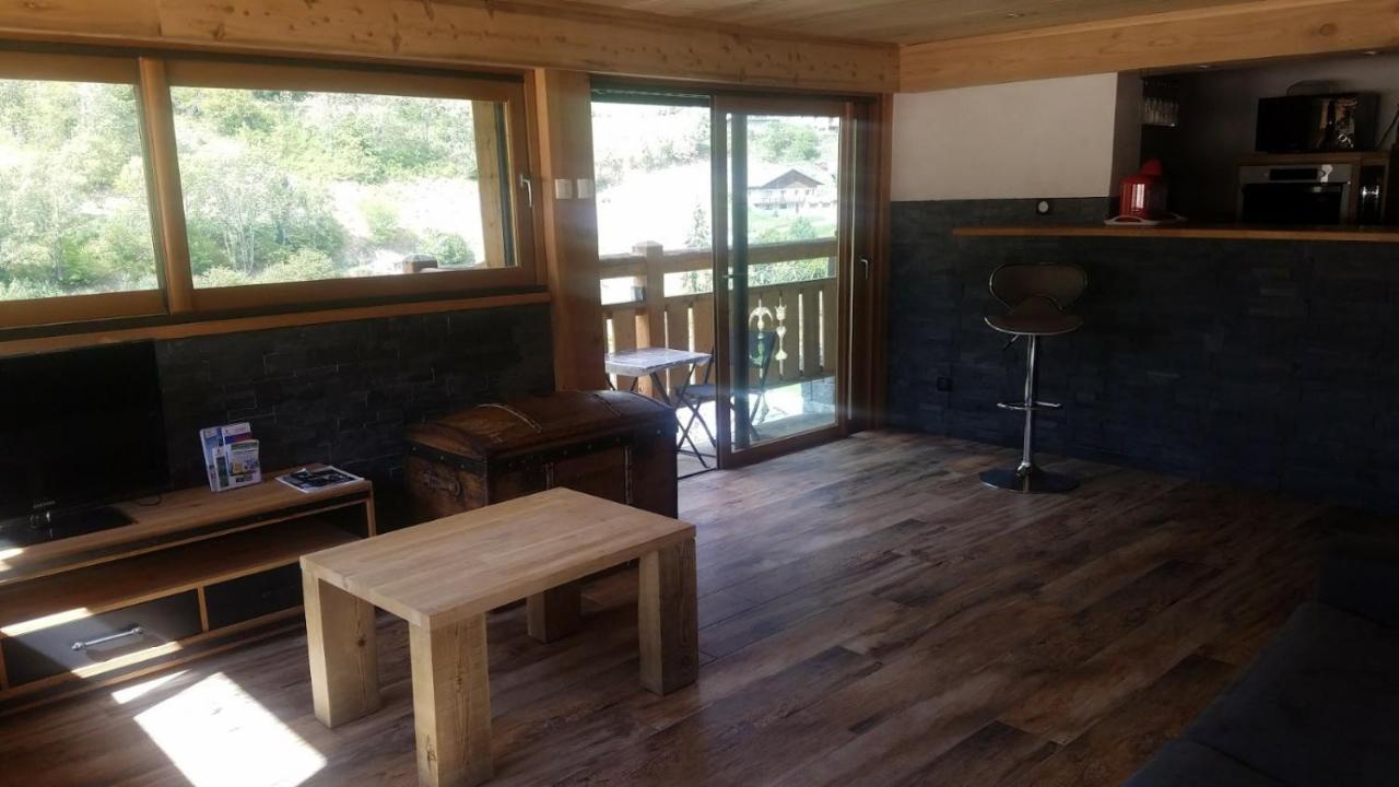 Appartement avec vue panoramique à Champagny - La Joubarbe La Plagne Esterno foto